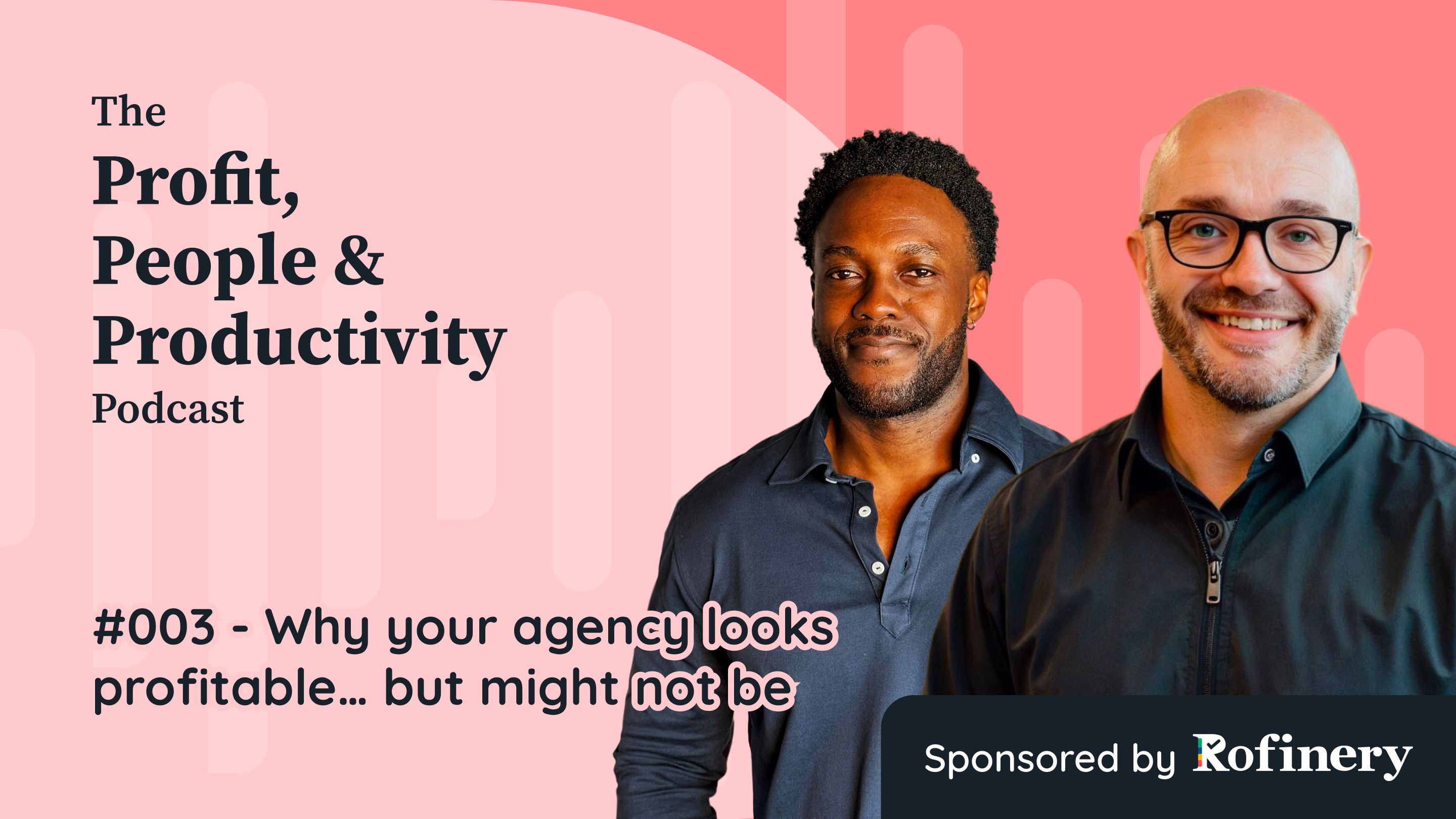 The Profit, People & Productivity Podcast: #003 - Why your agency looks profitable… but might not be